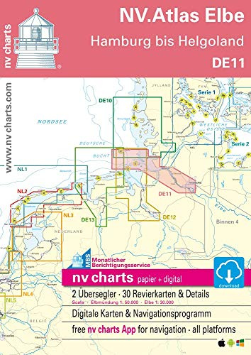 NV.Atlas Elbe DE 11: Helgoland bis Hamburg DE 11 (inkl. Download & App)