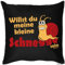 Tini Shirts Lustiges Geschenk Sprüche Kissen : Schnecke/Willst du Meine kleine Schnecke .. - Kissen mit Füllung