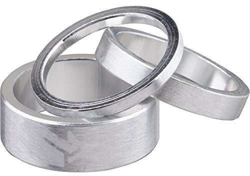 Spank Headset Spacer kit 3pcs/Set Vorbauten, Silver, One Size