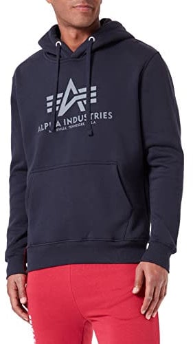 Alpha Industries Herren Basic Hoody Kapuzensweat Für Kapuzenpullover, Rep.Blue, M EU