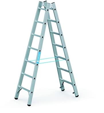Zarges 40277 Coni B - LM-Stehleiter 2 x 7 Sprossen, Farbe