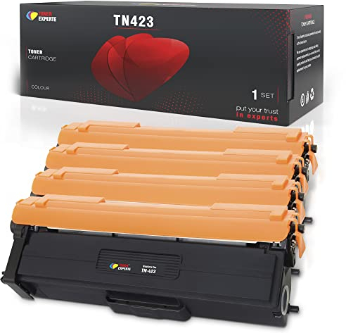 TONER EXPERTE Kompatibel für Brother TN423 TN421 Tonerkartusche Ersatz für TN-423 TN-421 für DCP-L8410CDW HL-L8260CDW MFC-L8690CDW MFC-L8900CDW MFC-L9570CDW Druckerpatronen 4er-Pack