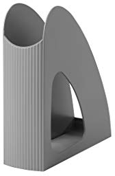 HAN Stehsammler Re-LOOP - 6 Stück, say yes to 100% recycled, Zeitungsständer, Stehordner, modernes, junges Design für DIN A4/C4 Unterlagen, 76 x 239 x 256 mm, 16218-991, dunkelgrau