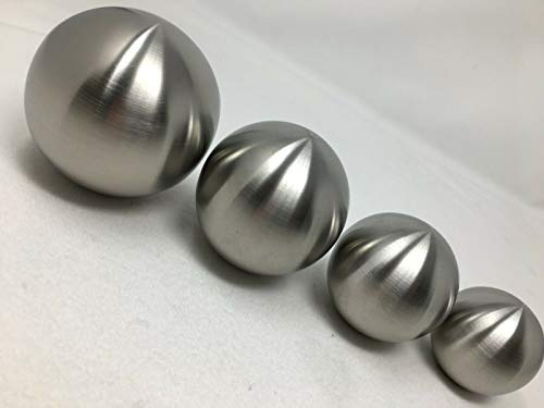 Hohlkugel Edelstahl Kugel mit Gewinde V2A Kugeln Abschlusskugel Kugeln Hohl VA (70 mm)
