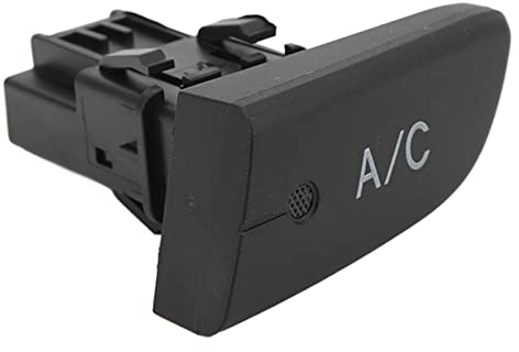 Keenso Auto Klimaanlage Schalter, Auto ABS Klimaanlage Schalter Schwarz Klima AC Schalter mit Kappe 6554KX Ersatz für C1 2005-2014
