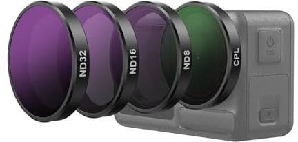 TELESIN CPL ND32 ND16 ND8 filtros para dji Osmo Action 5 Pro/4/3, polarizing Neutra Densidad HD Filtro Funda