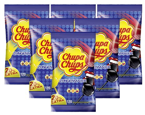 Chupa Chups - Lutscher Zungenmaler (Nachfüllbeutel) - 6x 120er