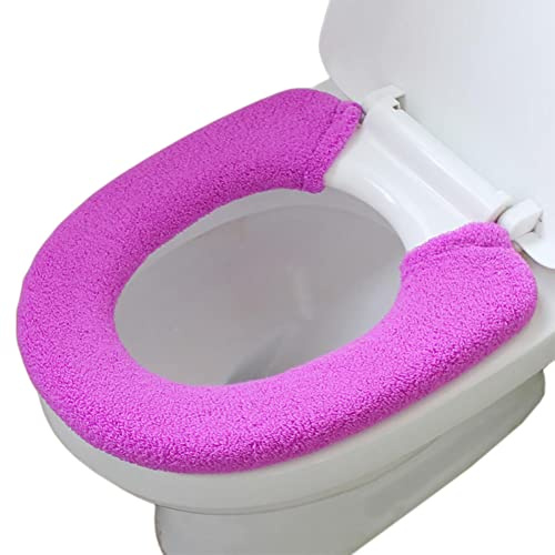 Volicph WC-Sitzbezug Universal Waschbar Toilettensitzabdeckung Wärmer WC Sitzbezüge Badezimmer weiche Toilettensitzbezug Wc Toilettensitz Wärmer Pad