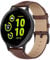 KoGiio Vintage Leder Armband 20mm für Garmin Vivoactive 6/5/Vivomove Trend/Sport/Venu Sq 2 Music/Sq 2/2 Plus, Herren Damen Ersatz Weich Uhrenarmbänder Rotbraun