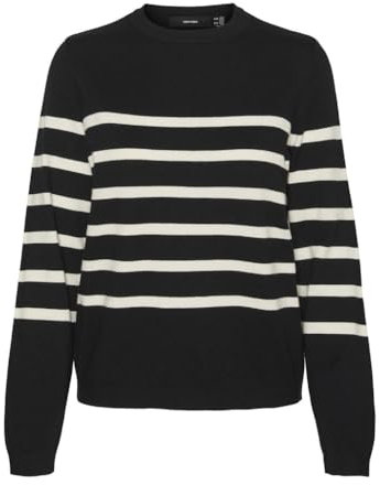VERO MODA Vmsaba Plain Ls O-Neck Pullover Ga Noos