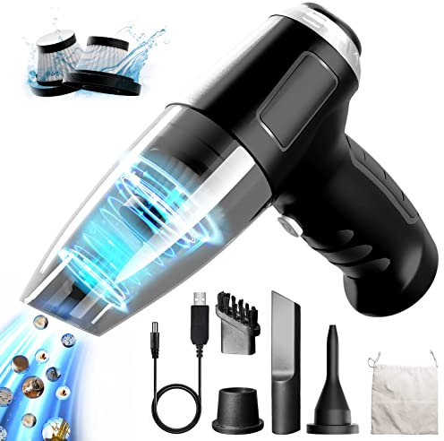 Jingyunali Wireless Handheld Vacuum Cleaner - High Suction Power 8000PA, Portable Wireless Vacuum Cleaner for Cars, Suitable for Cleaning Cars, Home, Pets and Tight Spaces.