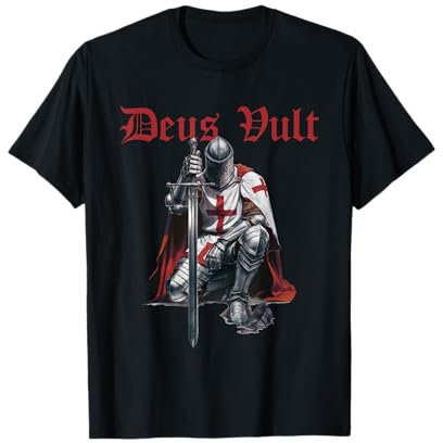 Deus Vult Knights Templar Crusades T-Shirt