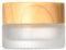 NRVTRE Pot Cosmétique Vide en Verre 5/10/15/20/30/50/60ML,Boite Échantillon Cosmétique de Voyage avec Bouchon Intérieur e Couvercle pour Cosmétiques Crèmes Lotion, Pot Creme Vide (5g,Givré)
