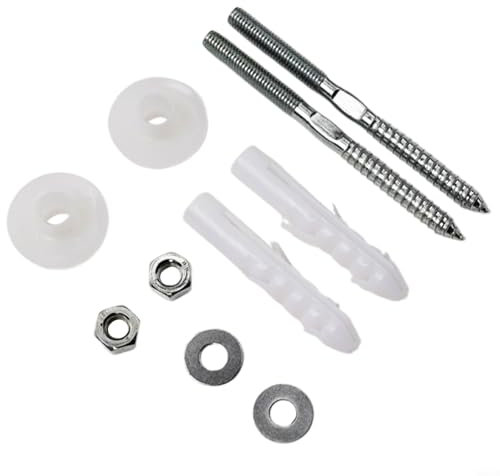 1 juego de accesorios de tornillo para lavabo, montaje en pared, juego de tornillos de fijación para lavabos, para lavabos de baño, lavabos de baño