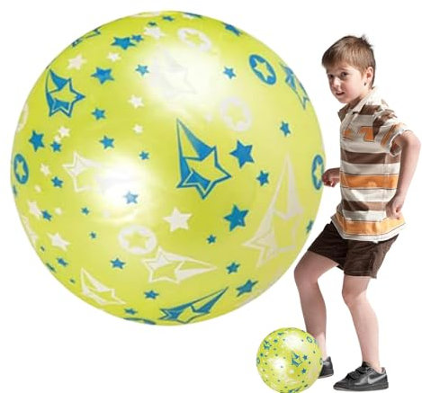 Fruusv Inflatable Play Ball, Swimming Pool Game Balloon, Birthday Party Supplies, Outdoor Entertainment Decoration for Kids and Adults, Activity Toy, PVC, 22cm