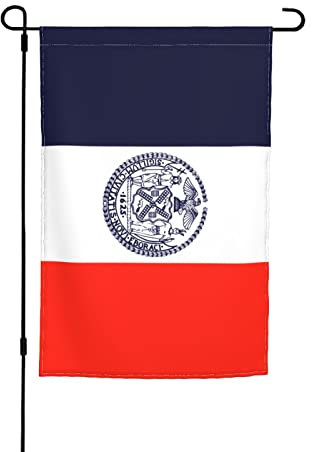 Gartenflagge Flagge Von New York City Fahne Top Qualität Deko-Flagge Uv Beständig Banner Für Außen Garten Partys 30X45Cm