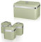 Swan Retro Green Bread Bin and Tea, Coffee, Sugar Canisters. Matching Retro Design Kitchen Storage Set in Green