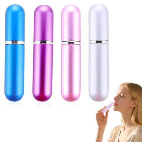 UIEXAY 4 Pcs Riechstifte Für Ätherische Öle Riechstift Inhalierstift Riechstäbchen Riechtraining Set Naseninhalator Für Die Nasenhöhle, Wiederverwendbar