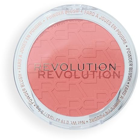 Revolution Blusher Reloaded, Peach Bliss | Talkfreies Puder-Rouge mit Mattem Finish, Reiche Pigmentierung & Aufbaubar, Vegan & Tierversuchsfrei