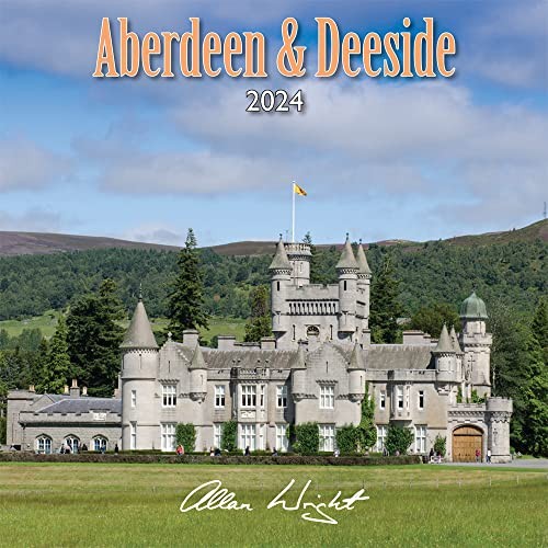 2024 Scotland Calendar: Aberdeen & Deeside - Wall Calendar - Month to View - 12 Months