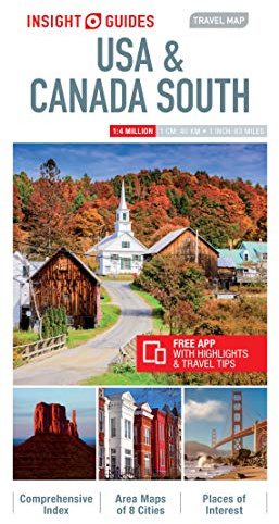Insight Travel Map USA & Canada South (Insight Travel Maps)