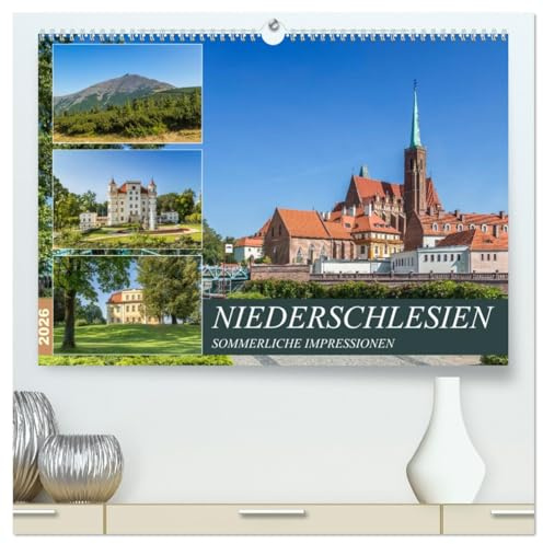 NIEDERSCHLESIEN Sommerliche Impressionen (hochwertiger Premium Wandkalender 2026 DIN A2 quer), Kunstdruck in Hochglanz: Geschichtsträchtige Orte und Idylle (CALVENDO Orte)
