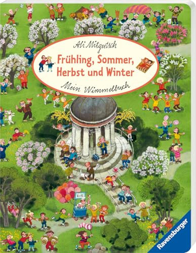 Mein Wimmelbuch: Frühling, Sommer, Herbst und Winter - Pappbilderbuch ab 2 Jahren, Bilderbuch zu Jahreszeiten