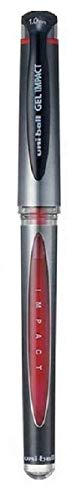 Uni-Ball-Gel-Tintenroller mit roter Kappe, 1 mm breiten Spitze und einer Strichbreite von 0,6 mm - UM-153S