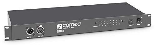 Cameo SB8.3-8-Kanal DMX Splitter/Booster (3-Pol), grau