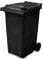 Yellowshield 240 Litre Wheelie Bin - GREY/BLACK (Standard Household Size) - EN 840 standard, Most Popular Bin