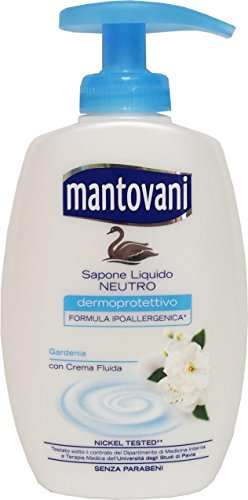 12 x Mantovani Seife LIQ.Gardenia ipoaller.C/Creme flüssig 300 ml