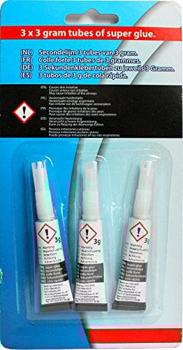 DLP Colle Forte Instantanée Super Glue 3x3 Gr Transparent Haute Viscosité