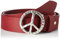 MGM Damen Peace Gürtel, Rot (DKL.rot-asi 6), 100 cm