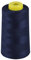 4 Rocchetti di filo in poliestere da cucito per macchine tagliacuci, 4.572 m Navy Blue