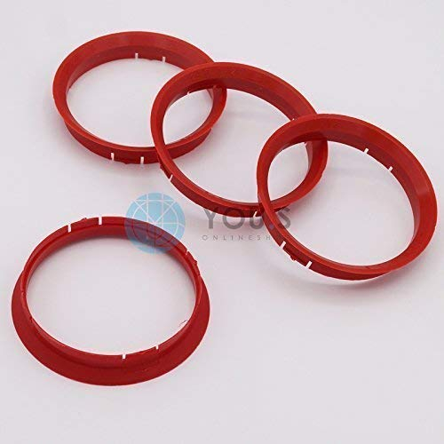 4 x ZENTRIERRINGE DISTANZRING für ALUFELGEN Z18 76,0-72,6 mm Alutec Anzio Rial