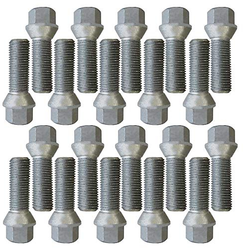 20 Boulons de roue M14x1,5 40mm conique 60° 20-KE141540