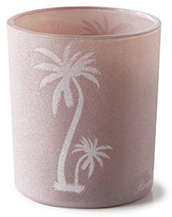 Riviera Maison - Teelichthalter - Palm Lane Tree - Pink - Glas - H9,7 x Ø8,5 cm