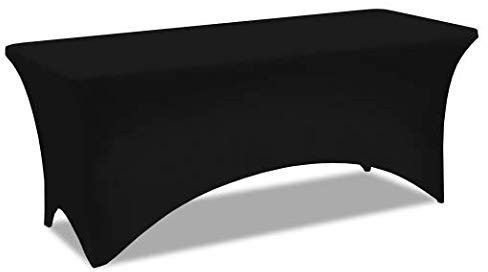 IDMarket - Schwarze Schutzhülle für Klapptisch 180 cm