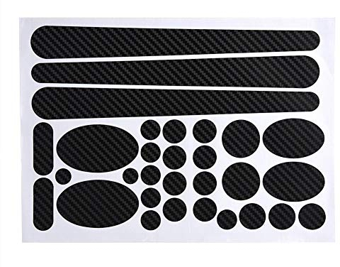 Bike Chainstay Frame Decal Aufkleber Fahrrad Sticker Protector Bike Frame Patch Kit(Kohlenstoff)