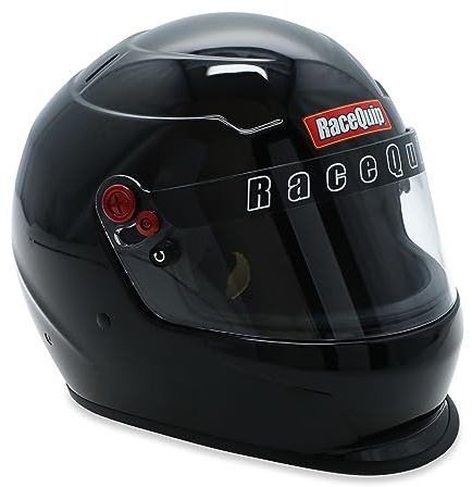 RaceQuip Full Face Helmet PRO20 Series Snell SSA2020 Rated Gloss Black Medium 276003