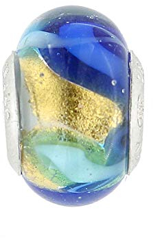 Venetiaurum – Anhänger aus echtem Muranoglas und 925er Silber – Schmuck “Made in Italy” Zertifiziert
