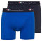 Champion Herren Core x2 Retroshorts, Blau & Marineblau, XL (2er Pack)