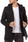 RED BRIDGE Cappotto da uomo Elegante e sportivo Giacca lunga con cappuccio Nero XXL