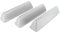 DL-pro Lot de 3 nervures de tambour 240 x 55 x 50 mm pour Bauknecht Whirlpool Ignis 480111104175 Indesit Hotpoint C00310980 - Lot de 3 nervures d'entraînement robustes avec 14 trous pour machine à