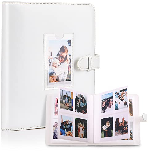 FORETOY Fotoalbum mit 272+1 Taschen kompatibel mit Instax 3 Zoll Film- kompatibel mit Fujifilm Instax Mini 90 9 8 8+ 70 7c 7s 11 50s 7+ 25 LiPlay Mini Link, Polaroid Snap, Kodak Sofortbilddrucker