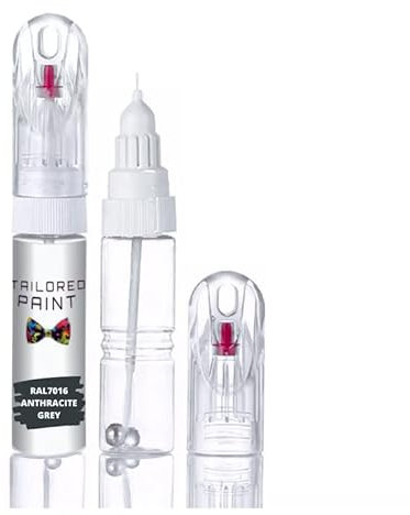 RAL7016 Anthracite Grey Multi Surface Touch Up Paint Pen All in 1 Interior & Exterior Wood, Metal, Plastic, uPVC, Ceramic All Weather Satin 60% Semi-Sheen