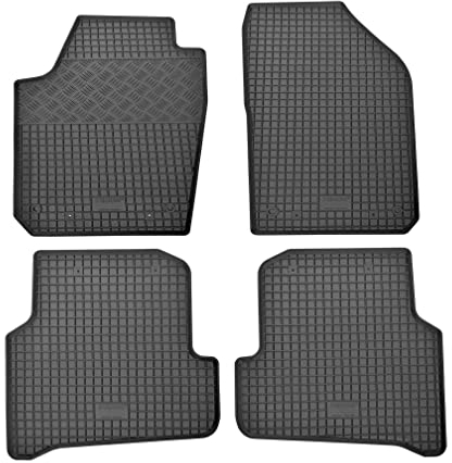 Premium Gummi Fußmatten geeignet für VW Polo ab 2008 - Perfekte Passform und Schutz für Ihren Fahrzeugboden