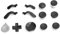 Elite Series, Gamepad Swap Joysticks Paletas de repuesto para mando One Elite Series 2 (negro)