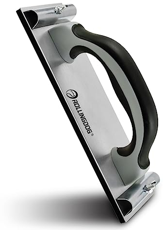 ROLLINGDOG Ponceuse manuelle en mousse EVA haute densité avec poignée ergonomique en caoutchouc de 22.9 x 7.6 cm, idéale pour les murs, le bois, le verre ou le métal