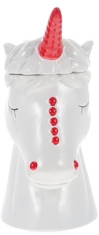 Ciieeo Unicorn Modeling Ceramic Cup 350ml Cocktail Cup for Wine Water Beer Elegant Home White Novelty